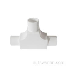 20mm PVC Conduit Fittings Inspection Tee Tanpa Polusi